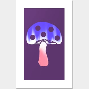 Trans Pride Mushroom Posters and Art